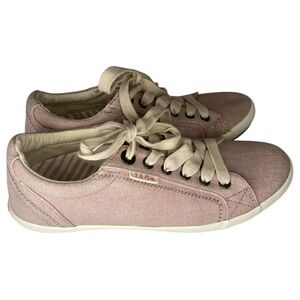 Taos Casual Pink Canvas Sneakers